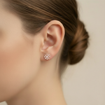 Load image into Gallery viewer, Floret Luxe Gold Studs