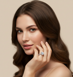 Load image into Gallery viewer, Classic Round Brilliant Pave Engagement Ring