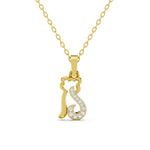 Load image into Gallery viewer, Curious Kitten Pendant