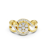 Load image into Gallery viewer, Bloom Intertwining Diamond Ring