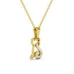 Load image into Gallery viewer, Curious Kitten Pendant