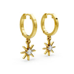 Load image into Gallery viewer, Twilight Star Hoops