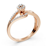 Load image into Gallery viewer, Graceful Floral Wrap Ring