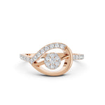 Load image into Gallery viewer, The Rose Dewdrop Diamond Ring