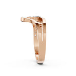 Load image into Gallery viewer, Serene Crossline Diamond Ring