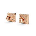 Load image into Gallery viewer, Radiant Grid Diamond Earrings