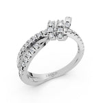 Load image into Gallery viewer, Interlocking Knot Diamond Ring