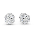 Load image into Gallery viewer, Classic Cluster Diamond Studs