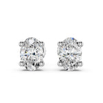 Load image into Gallery viewer, Oval Cut Solitaire Studs
