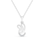 Load image into Gallery viewer, Swirl Silhouette Pendant