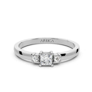 Radiant Curve Trio Ring