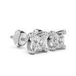 Load image into Gallery viewer, Princess Cut Solitaire Studs