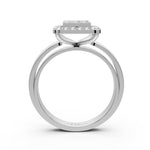 Load image into Gallery viewer, Celeste Square Halo Ring