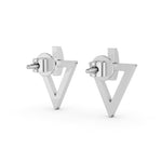 Load image into Gallery viewer, Trinity Spark Diamond Earrings