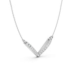 Load image into Gallery viewer, Diamond Chevron Pendant