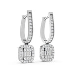 Load image into Gallery viewer, Luxe Baguette Halo Drops