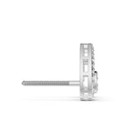 Load image into Gallery viewer, Radiant Teardrop Halo Diamond Earrings