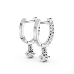 Load image into Gallery viewer, Classic Solitaire Drop Earrings