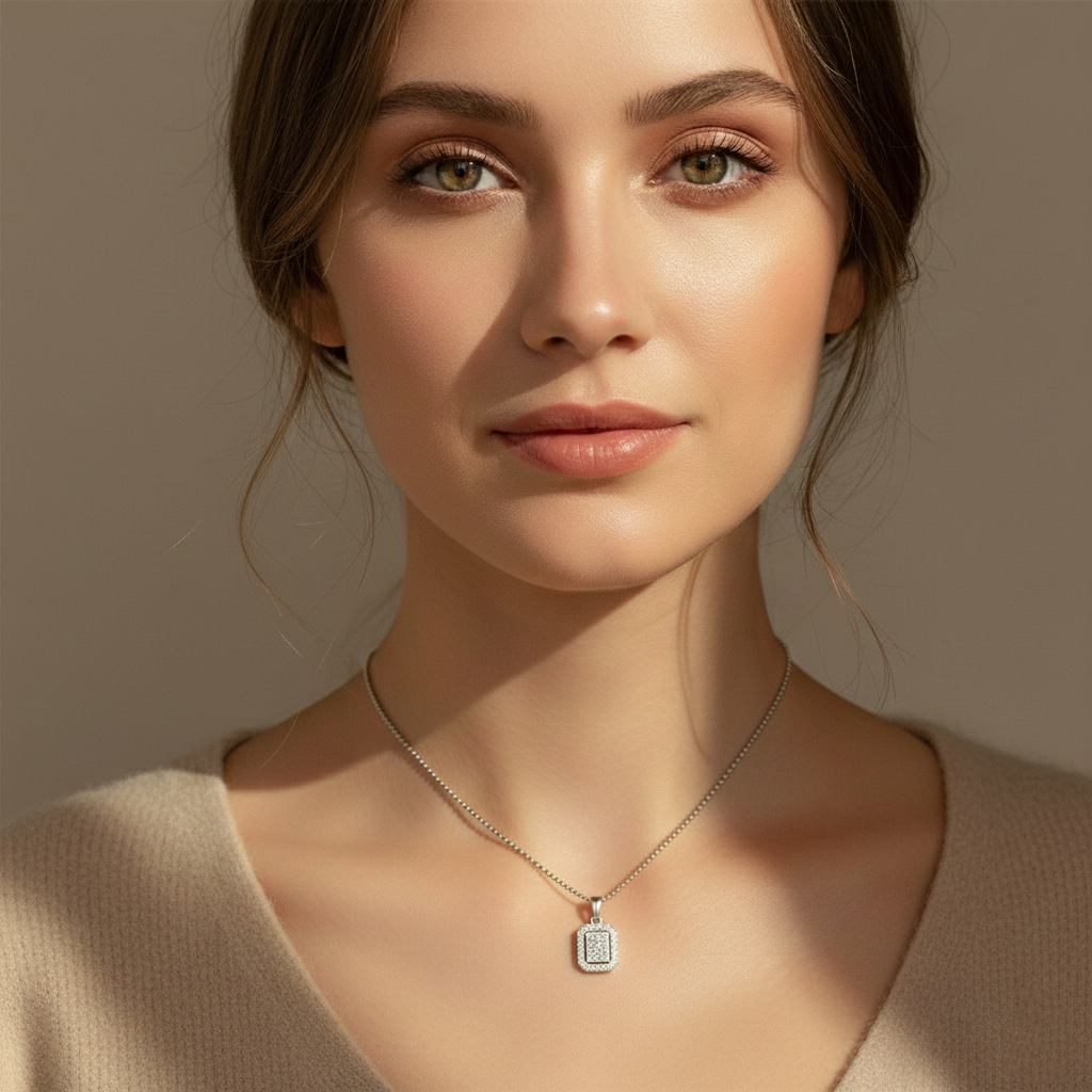 Emerald Cluster Pendant