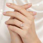 Load image into Gallery viewer, Floral Cluster Cuff Ring