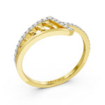 Load image into Gallery viewer, Luxe V Curve Ring