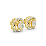 Load image into Gallery viewer, Clover Halo Earrings