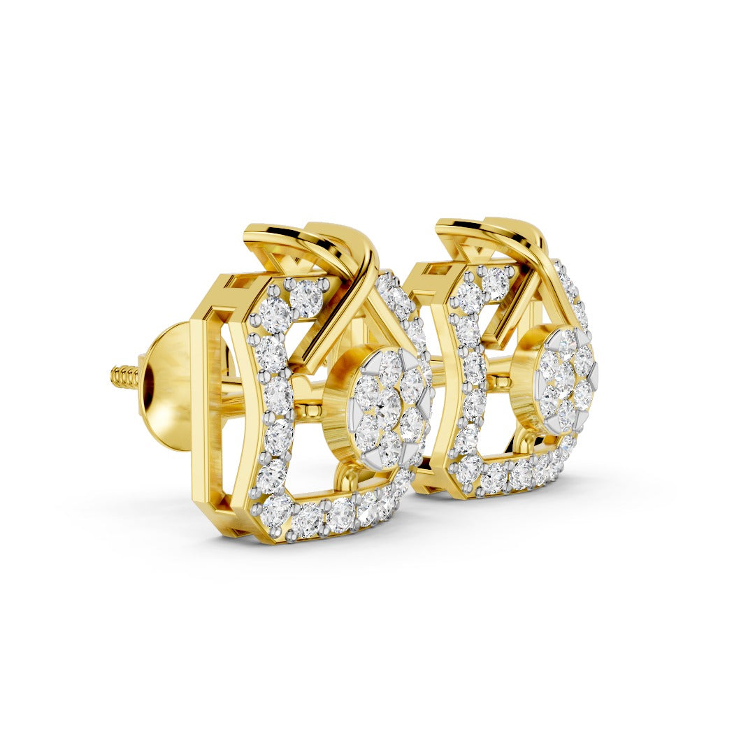 Cipher Diamond Studs