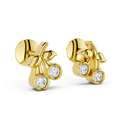 Cherry Spark Diamond Studs