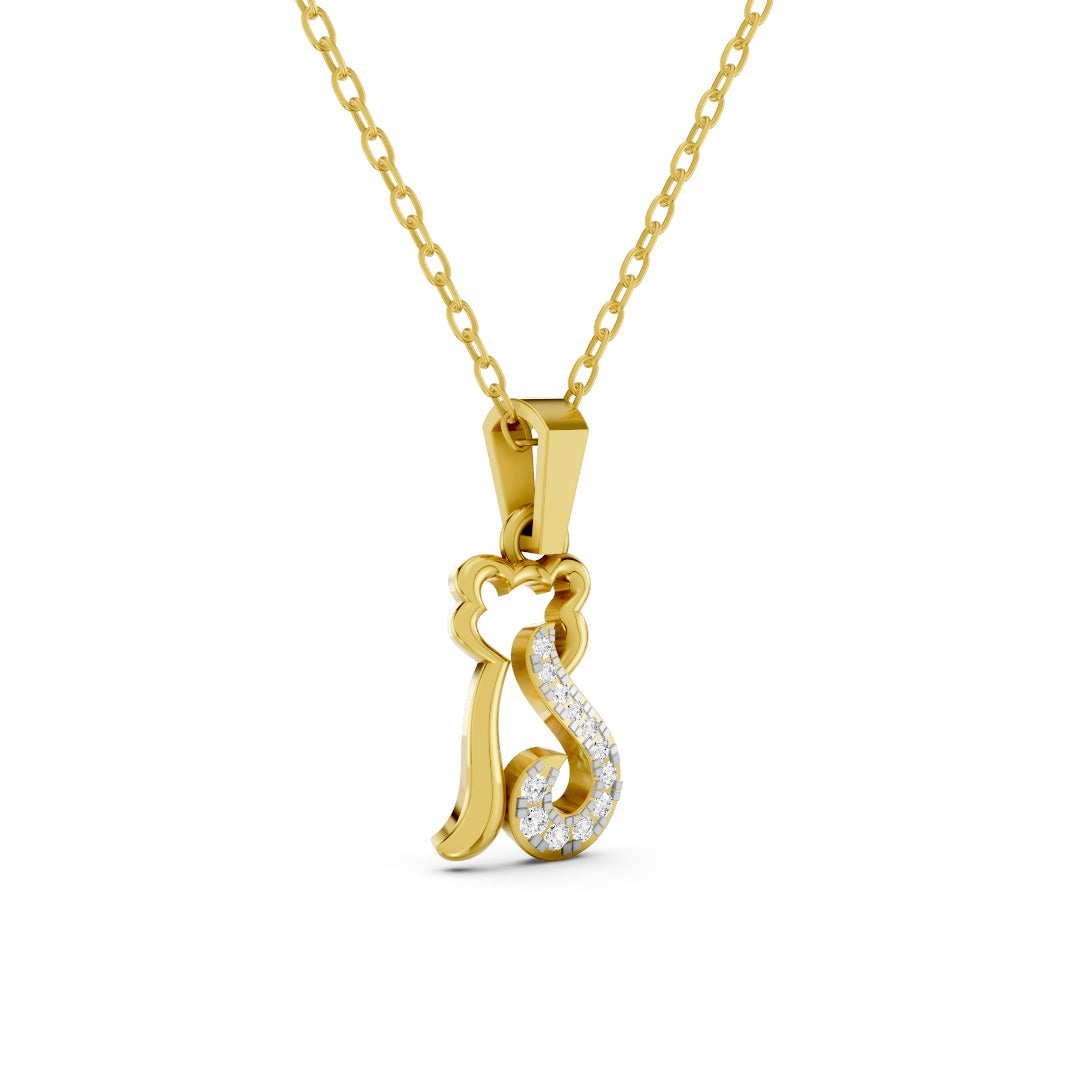 Curious Kitten Pendant
