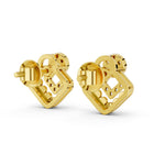 Load image into Gallery viewer, Radiant Square Sparkle Earrings