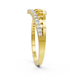 Load image into Gallery viewer, Luxe V Curve Ring