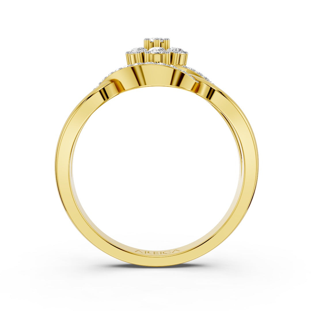 Bloom Intertwining Diamond Ring