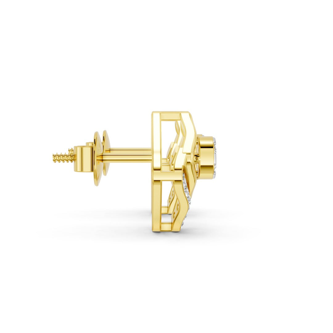 Celestia Square Radiance Earrings