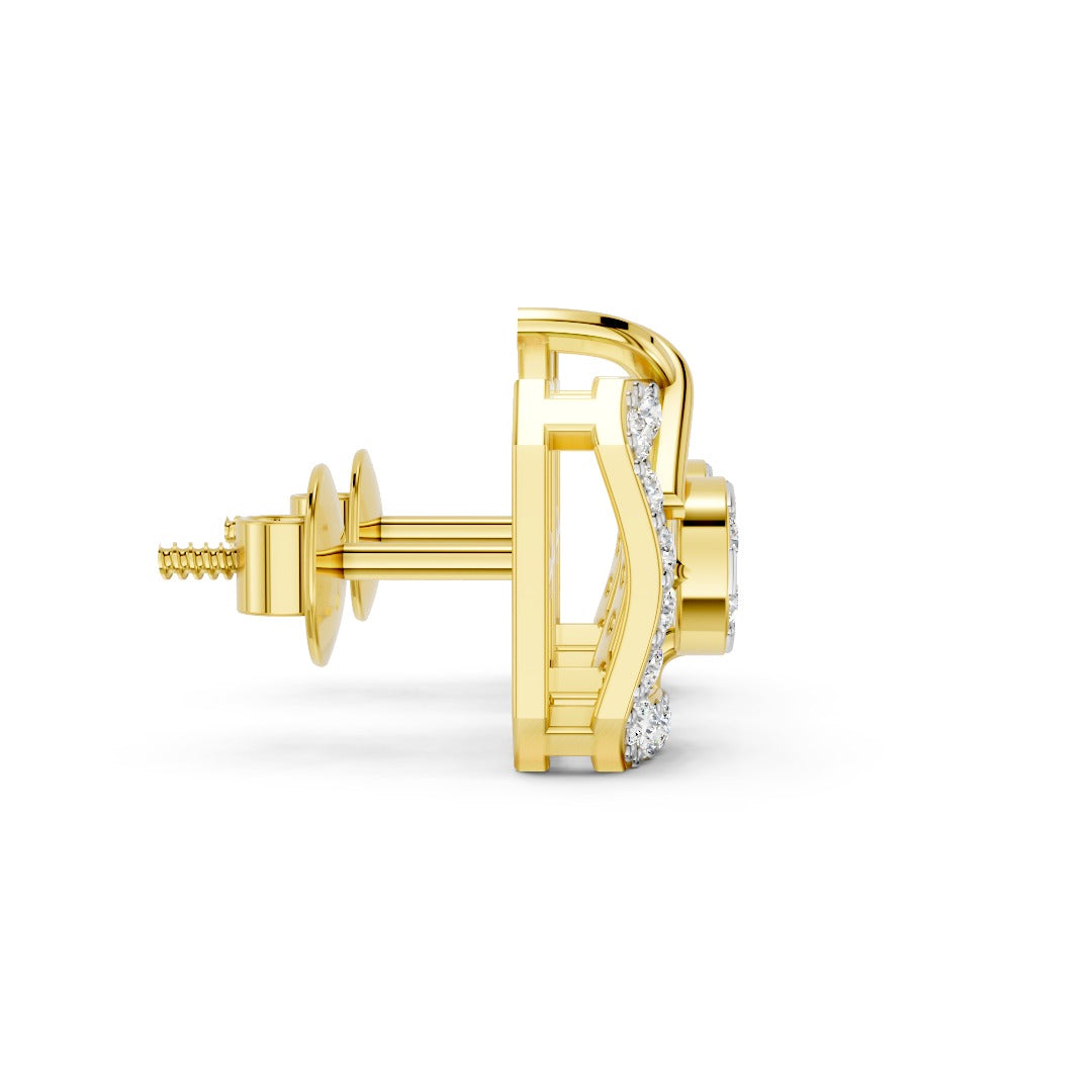 Cipher Diamond Studs