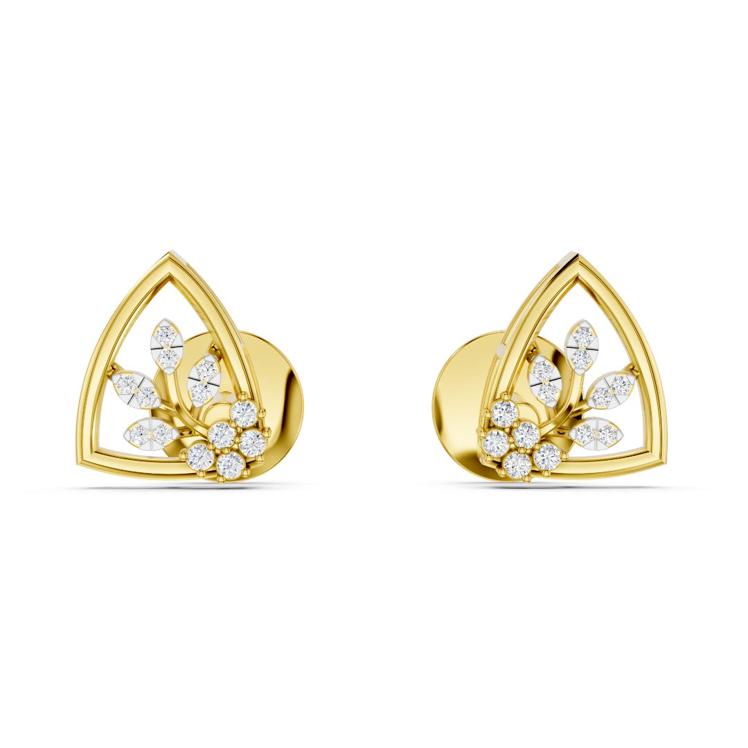 Meadow Frame Diamond Earrings