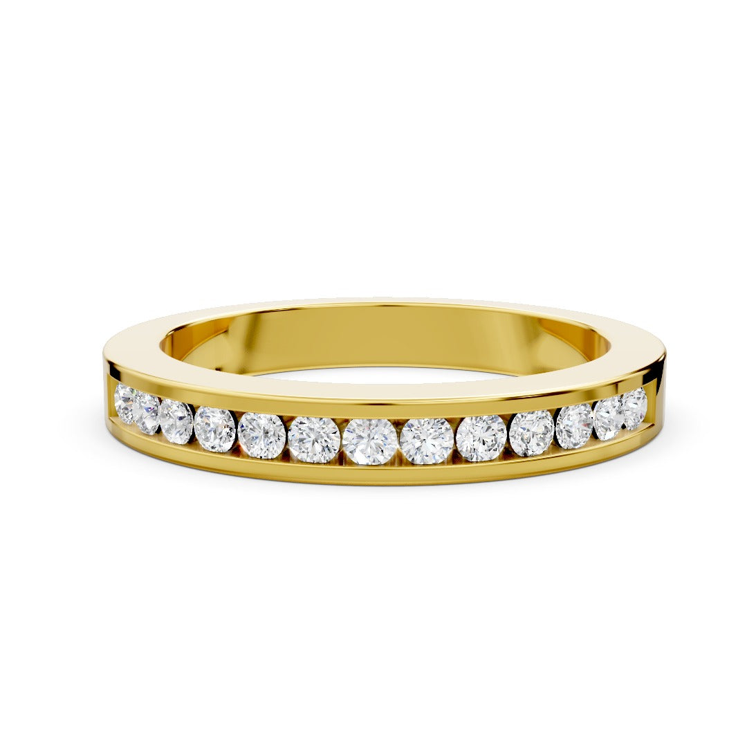 Channel Set Diamond Band