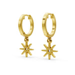 Load image into Gallery viewer, Twilight Star Hoops