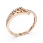 Load image into Gallery viewer, Luxe V Curve Ring