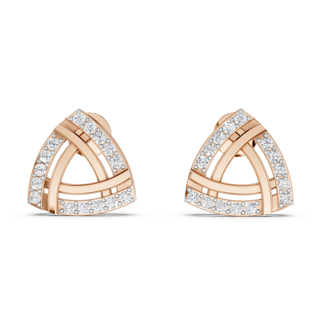 Tri-Glow Diamond Studs