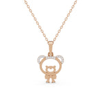 Load image into Gallery viewer, Sweet Teddy Bow Pendant
