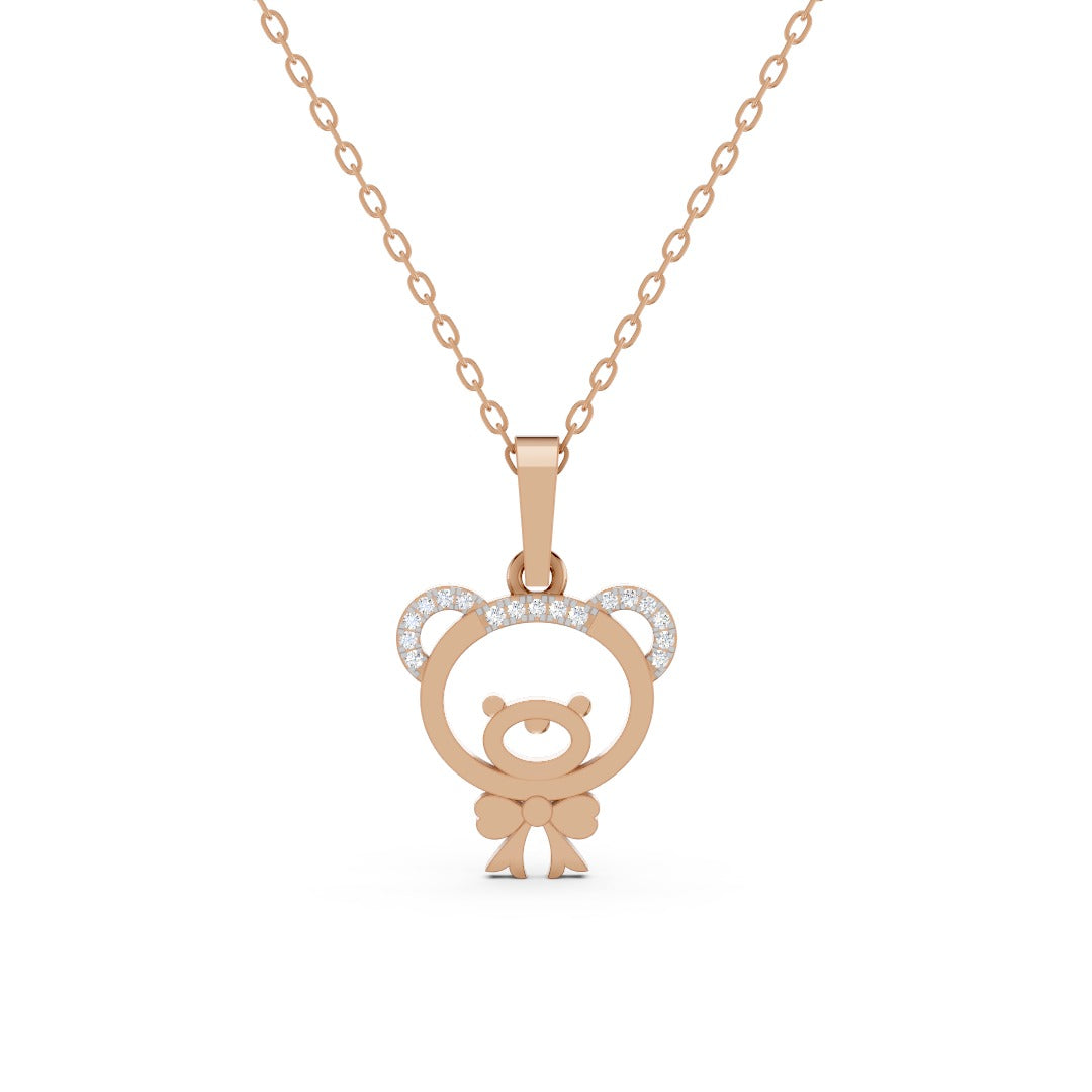 Sweet Teddy Bow Pendant