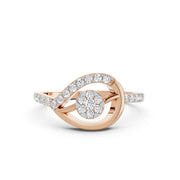 The Rose Dewdrop Diamond Ring
