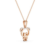 Sweet Teddy Bow Pendant