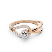 Graceful Floral Wrap Ring