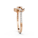 Load image into Gallery viewer, The Rose Dewdrop Diamond Ring