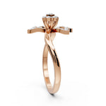 Load image into Gallery viewer, Flora Leaf Bow Ring