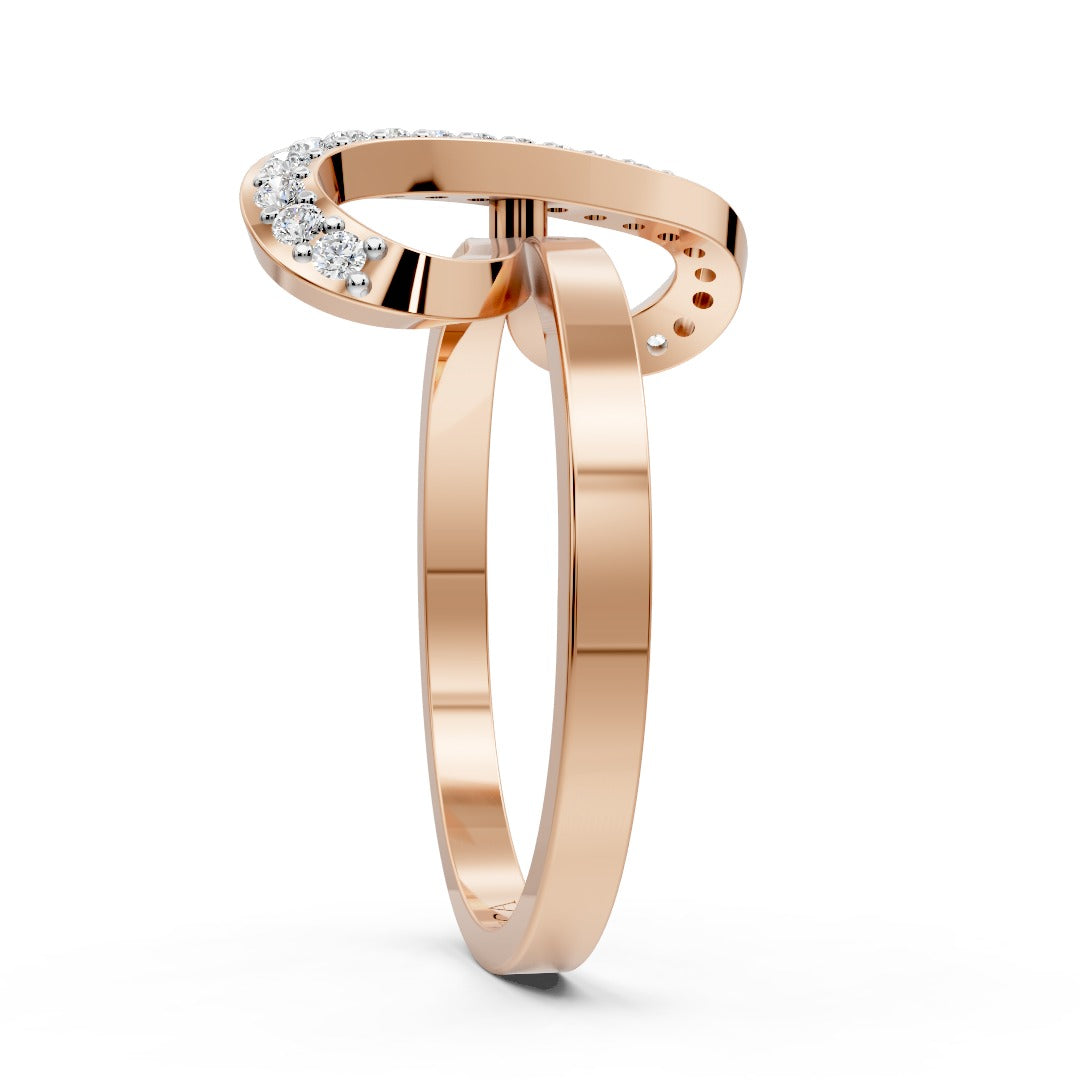 Halo Curve Ring