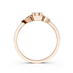 Load image into Gallery viewer, The Rose Dewdrop Diamond Ring