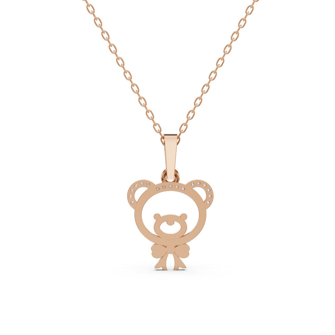 Sweet Teddy Bow Pendant
