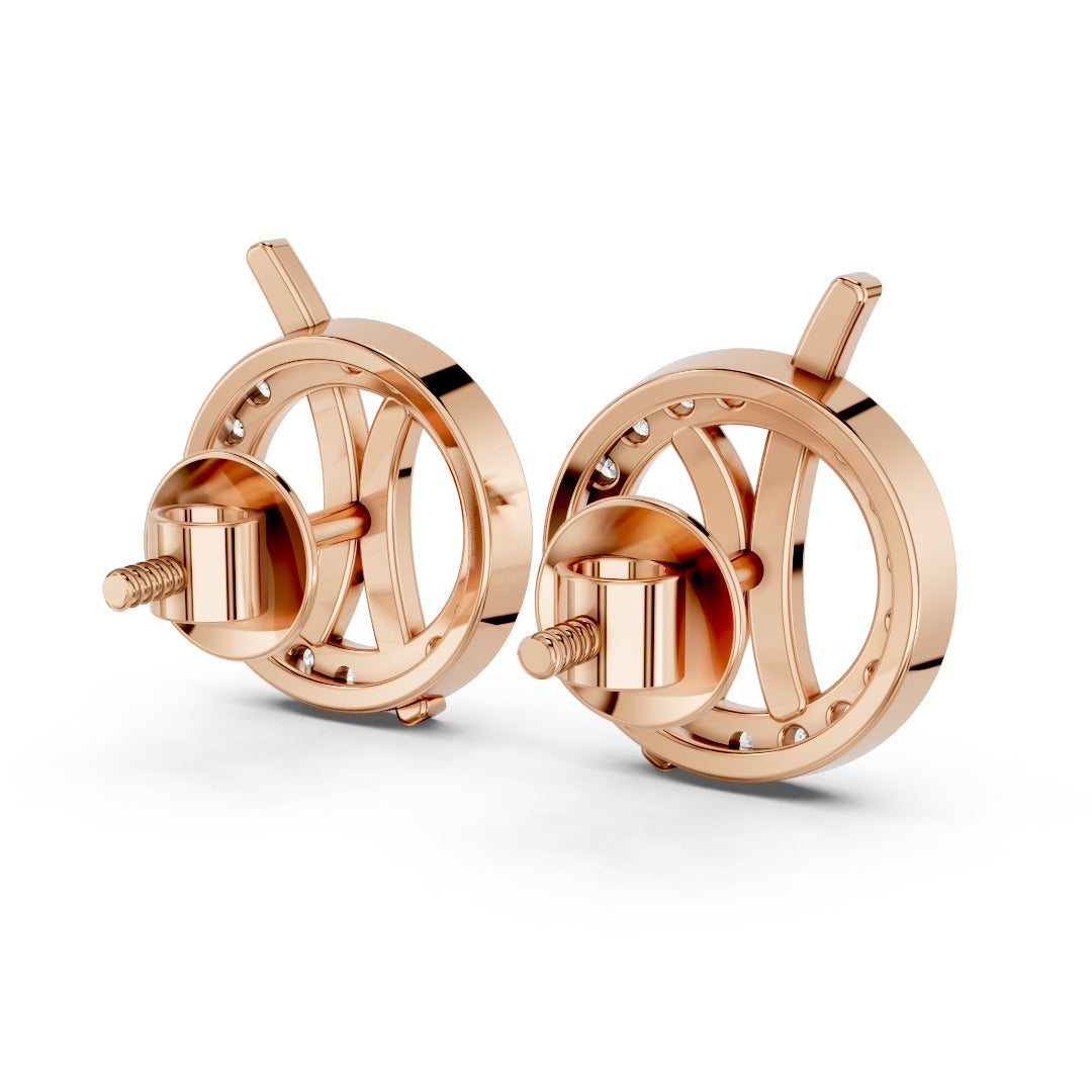 Luxe Orbit Frame Earrings